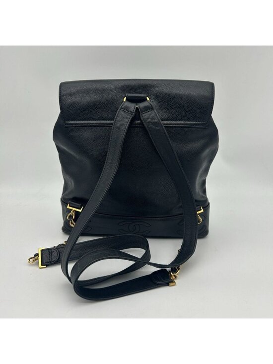 Chanel Triple Coco Backpack Caviar Leather main image 14